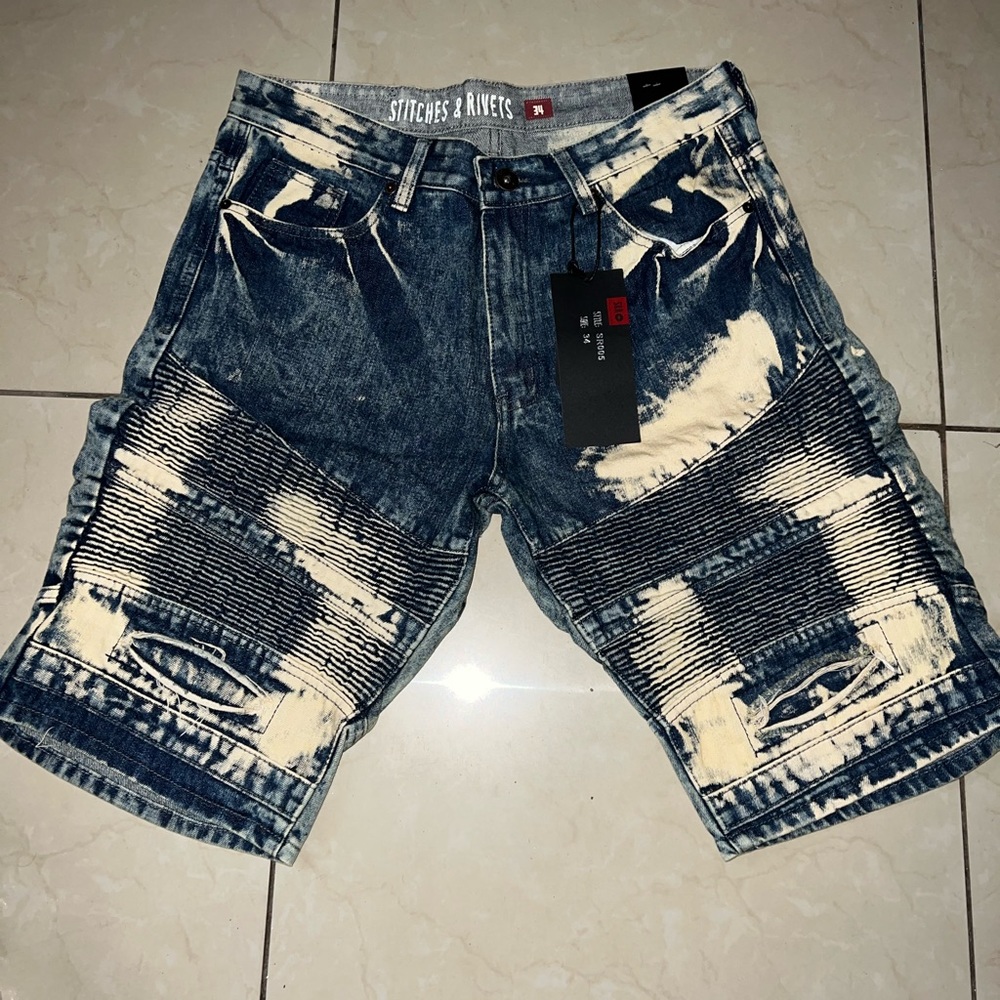 stitches and rivets shorts
